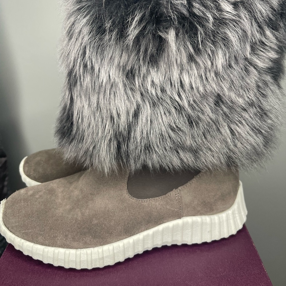 Ladies Johnston & Murphy Shearling Boots